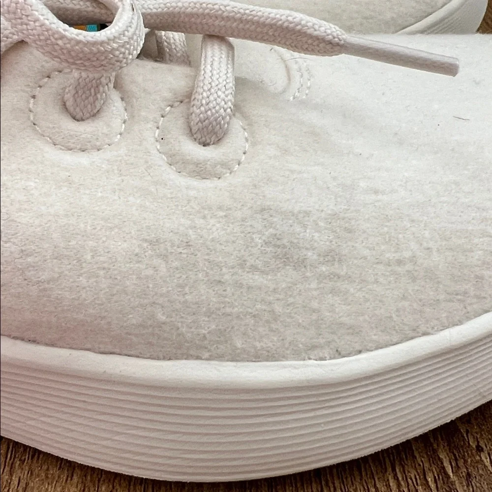 Allbirds Women's Wool Runner Go Cream Sneakers Size 10 - Picture 7 of 14